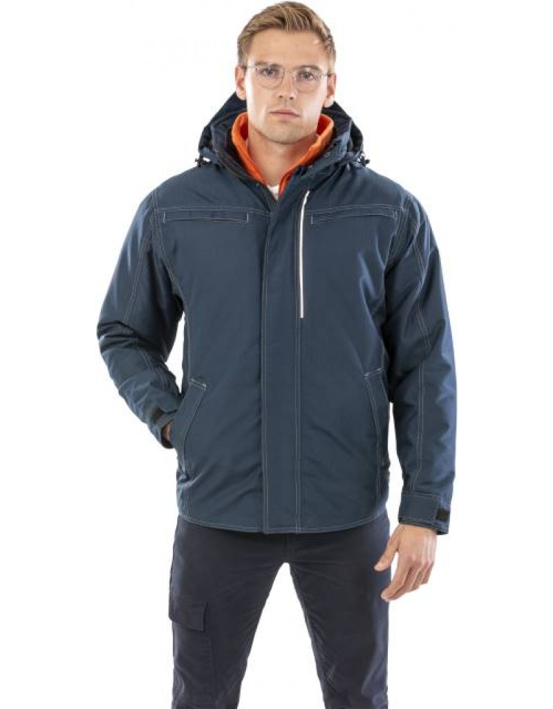 Jachetă de lucru cu structură din denim